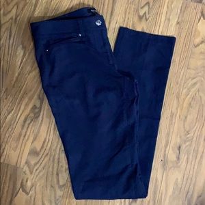 WHBM-Dressy Jeans in Navy Viscose and Nylon